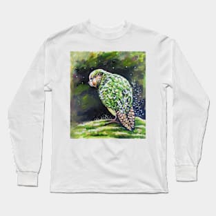 Kakapo Bird by Ira Long Sleeve T-Shirt